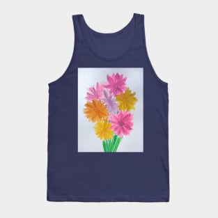 Flower bouquet in watercolor Tank Top